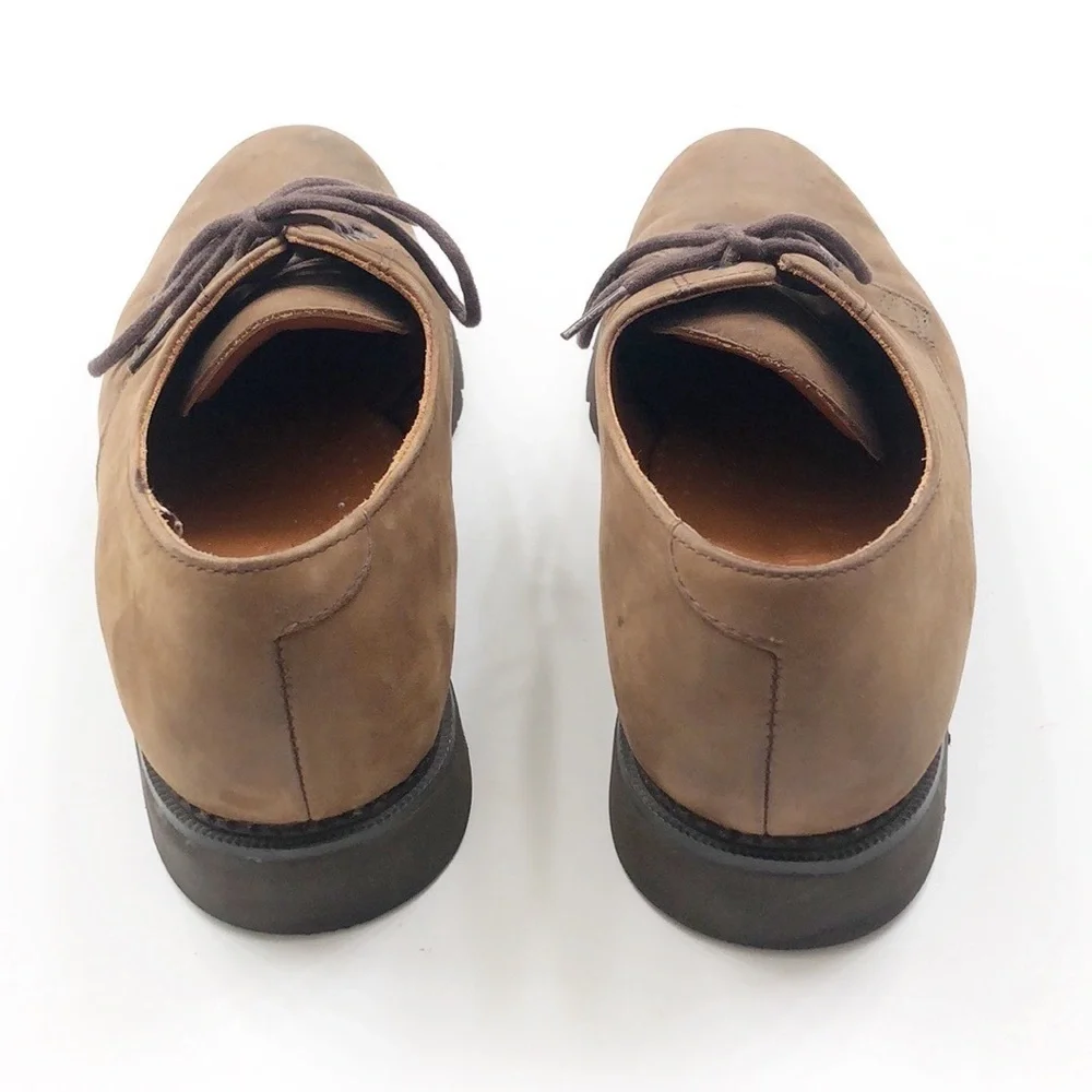 Rockport Waterproof Brown Nubuck Oxfords Men's 10M #M5649